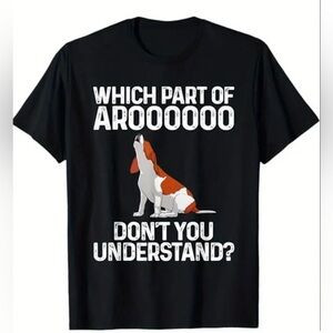 Funny Beagle Basset Hound Dog Lovers Black 100% Cotton‎ T-Shirt Tee LAST ONE New